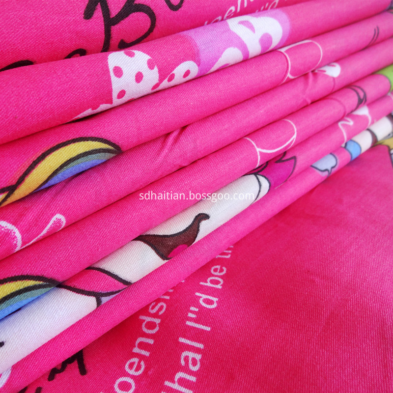 Soft Peach Printing Hometextile Fabrics