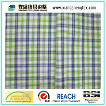 Polyester Bamboo Blending Fabric with Plaid