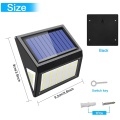 Luz solar 30LED com 3 face de iluminação