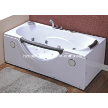 Weiße Acryl Sanitäre Whirlpool Massage Badewanne (OL-002)