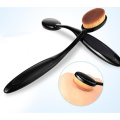 Toothbrush Style Oval Foundation Makeup Brush with Individual Package