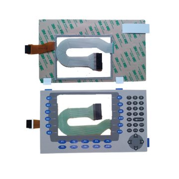 Panel de interruptor de membrana de domo de metal de 3 botones personalizado