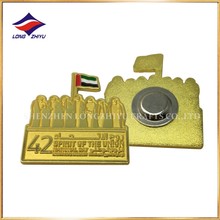 UAE National Day Souvenir Magnet Gold Pin Wholesale (LZY-10000365)