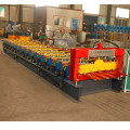 Automatic metal roof panel forming machine