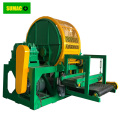 Two Shaft Scrap Car Tire Recycling Shredder