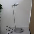 Aluminum Silver Bedside Rotatable Reading Table Lamp