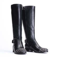 Novo estilo de moda botas de couro feminino (WZ-11)