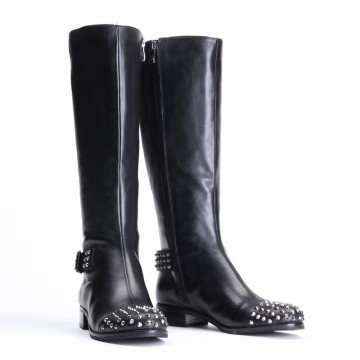 Bottes en cuir de style nouveau style féminin (WZ-11)