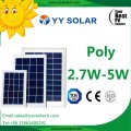 Painel solar de 3W / 5W / 10W 18V para luzes solares em estoque