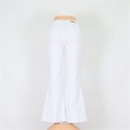 Women's White Jeans Flared Pants Wholesale