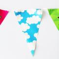 small baby bunting  pennants flags and pennants