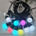 12V G45 RGB+WW 15 lights string