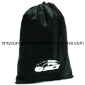 Personalized Large Black Nylon Drawstring Laundry Bag