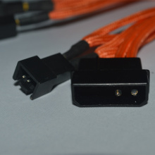 Molex para cabo adaptador de ventoinha de 3 pinos