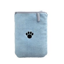 Microfiber Hanging Hook Dog Cat Pet Bath Towel