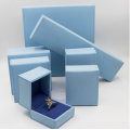 Blue luxury jewelry box for bracelets and necklaces