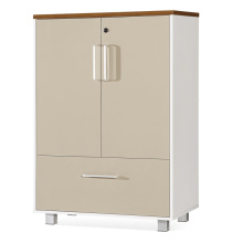 2 Doors 1 Drawer Office Filing Cabinet (FOH-8B-07)