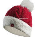 Winter customized men knit pom pom hat pattern