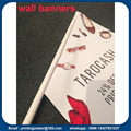 Custom Wall Mounted Shop Front Flags With Pole