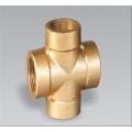 Brass pipe fitting brass Female Cross