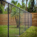 panneau de clôture à mailles de chaîne 4x10 galvanisé avec support