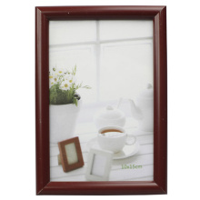 Cadre de Photo en plastique de vente chaude brune 10x15cm