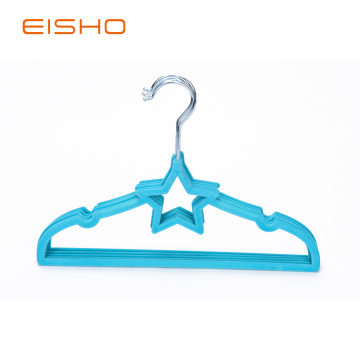 EIHSO Best Star Blue Velvet Hangers