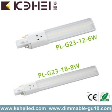 6W G23 LED Tube Light 75lm/W