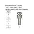 Camlock Quick Couplings Type E