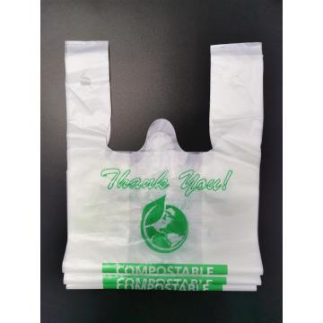 PLA Bolsas de compras compostables 100% biodegradables