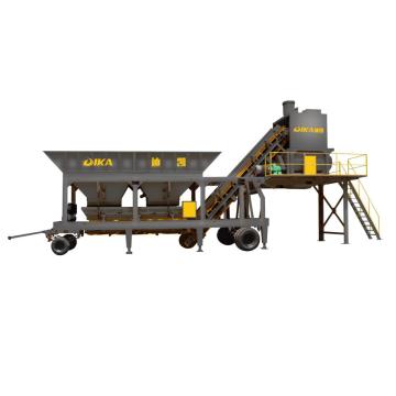 Mobile And Portable Mobile Concrete Mixing Plant YHZS25