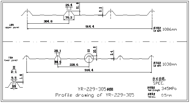 profile drawing