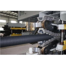 Double wall corrugated pipe production line