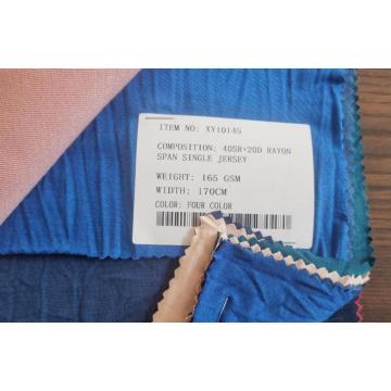 Rayon Span Single Jersey Fabrics