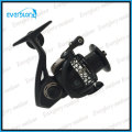 Matt Black Reel com Matt Gunsmoke Decoração Spinning Reel Fishing Tackle