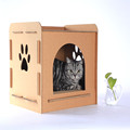 Corrugated Paper Cat Bed House