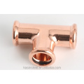 Copper M type press fitting for water system