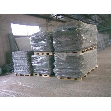 ISO Calidad Glvanized Gabion Cajas / jaulas de piedra