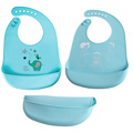 Silicone Baby Bibs Easily Wipe Clean