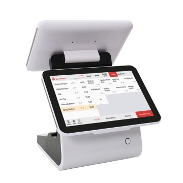 Dual Screen All in one tablet PC Pos