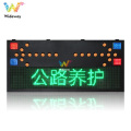 P10 display solar led traffic lighted arrow board