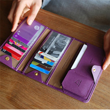 Enough Stock Fashion New Long Foldable Bank Business Card Holder