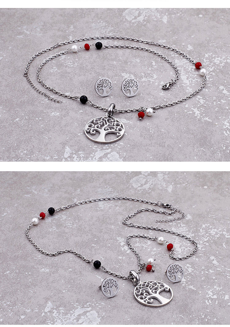 Tree shape jewelry set