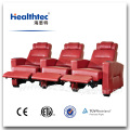 Multifuncional cadeira de cinema eletrônica reclinável Cadeira de cinema com apoio para a cabeça e titular da Copa (T016-A)