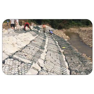 Boîte de gabion galvanisée en trempage à chaud / maillage hexagonal lourd