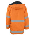 Chaqueta de trabajo de seguridad reflectante naranja