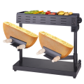 Double plate cheese melting machine