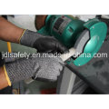 Hppe Knitted Safety Glove with Foam Nitrile Dipping (ND8047)