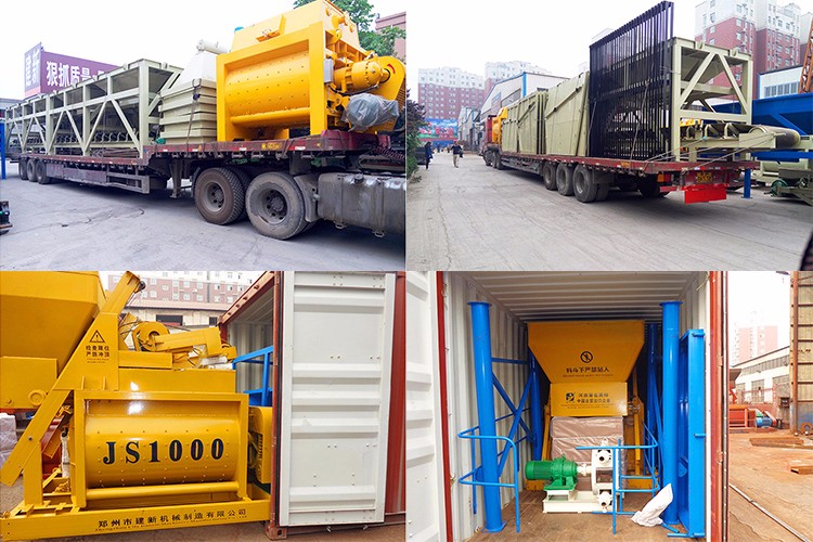 Delivery concrete mixer 