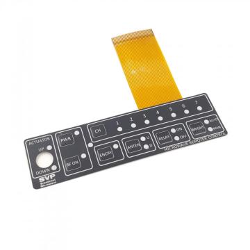 Interruptor de teclado de membrana para la personalización de la máquina de la industria